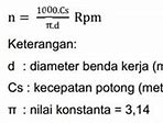 Rumus Putaran Mesin Frais L Adalah Jurnal Pdf